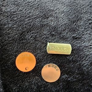 Origami owl locket plate and bracelet charm